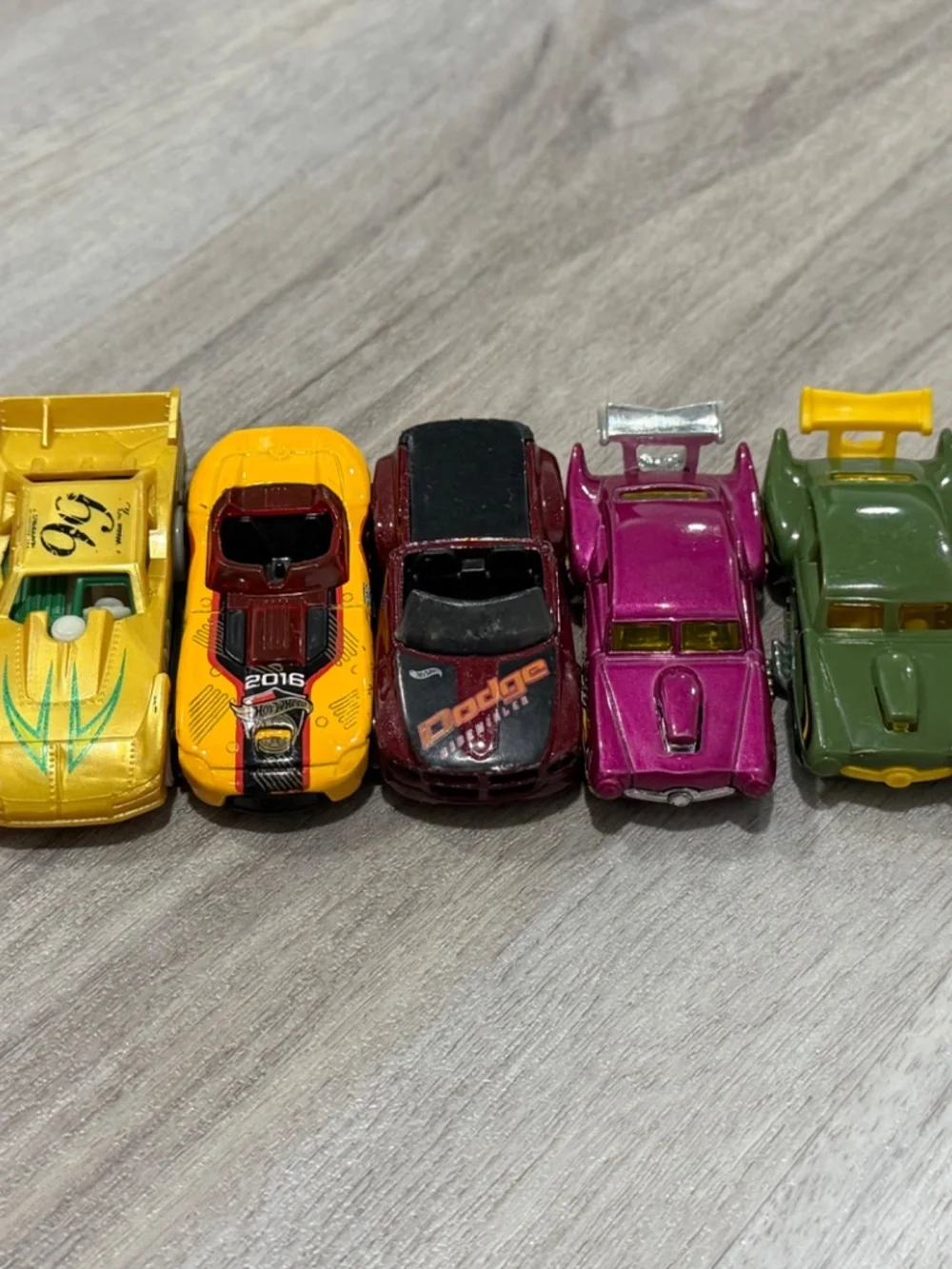 Hot Wheels Lot of 7 Diecast Cars Rebel Rides Jaded RRRoadster